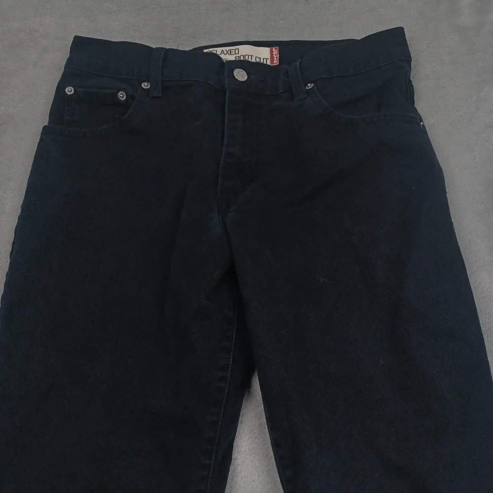 Vintage Levis 550‎ Jeans Womens 30 Black Denim 550 Relaxed Bootcut Casual